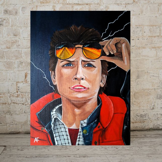 The Time Traveller Painting by Alfred Fox Leinwanddruck (Von Creator hochgeladen)