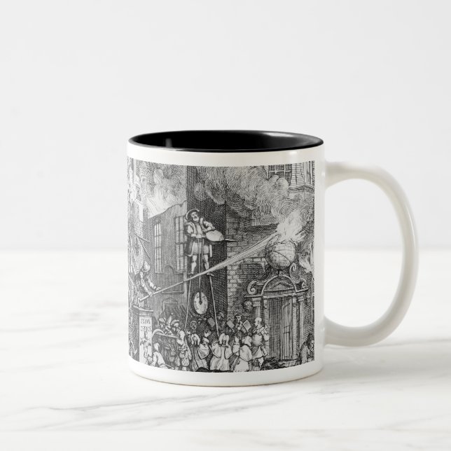 The Times, Platte I, 1762 Zweifarbige Tasse (Rechts)