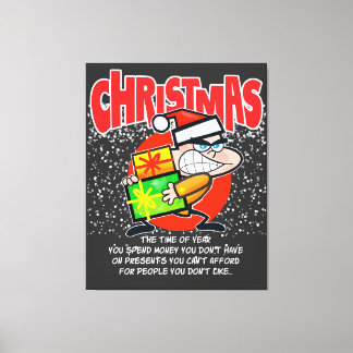 The tote bag for people who don't like Christmas Leinwanddruck