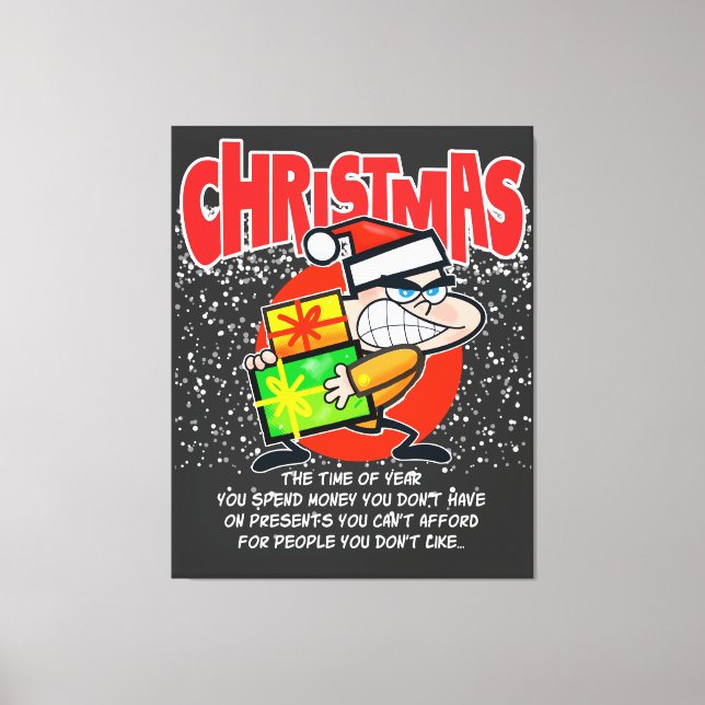 The tote bag for people who don't like Christmas Leinwanddruck (Vorderseite)