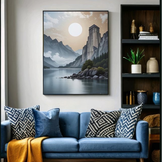 The Tower of Eternal Silence Leinwanddruck (Von Creator hochgeladen)