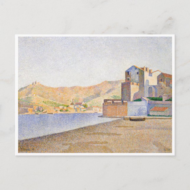 The Town Beach, Collioure, Opus 165 (1887) Postkarte (Vorderseite)