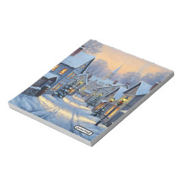 The Town In Winter Notizblock