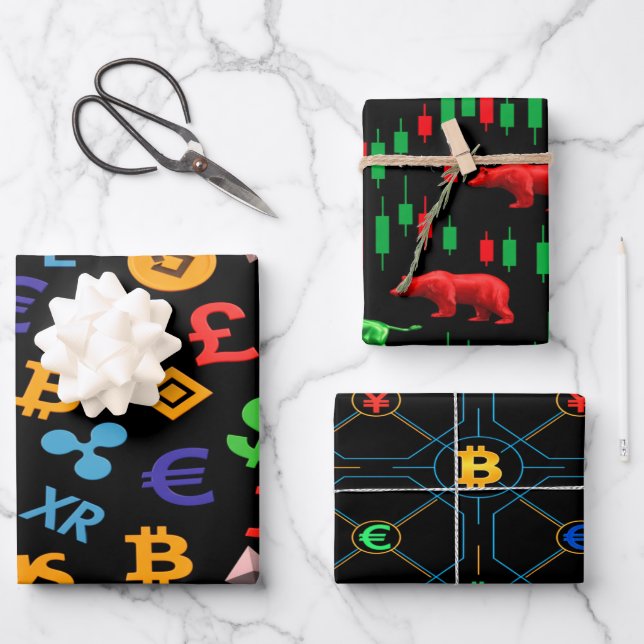 The Trader Dream Collection Kerzenchart  Geschenkpapier Set (Vorderseite)