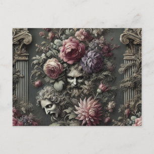 The Tragedy Chorus - Gothic Viktorianisch Feiertagspostkarte