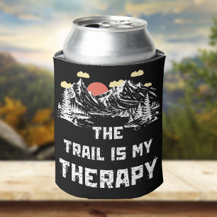 The Trail Is My Therapy Hikers Inspiration Dosenkühler