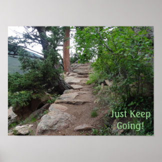 The trail less traveled. poster