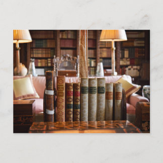 The Tranquility of the Library Postkarte