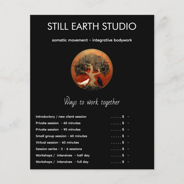 The Tree Between Worlds | Tree of Life R&B Flyer (Vorne)