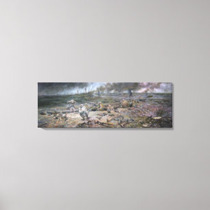 The Trench on Hill 468 - Wrapped Canvas Leinwanddruck