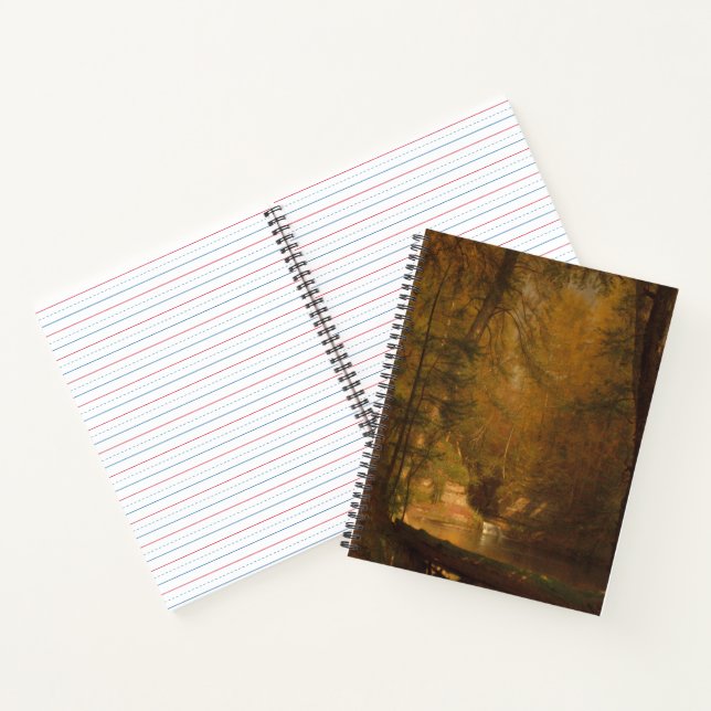The Trout Pool (1870) Artwork - Practice Notebook Notizbuch (Innenseite)