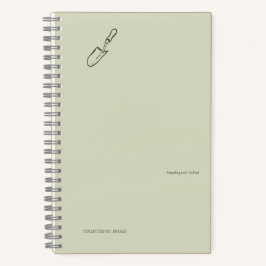The Trowel -Botanists Pause- Minimalist Notizbuch
