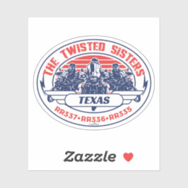 The Twisted Sisters Texas USA Motorcycle 01 Aufkleber
