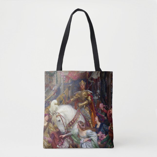 The Two Crowns c. 1900 von Sir Frank Dicksee Tasche (Vorderseite)