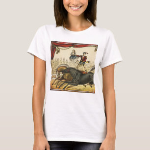 The Two Horse Act, Circus Performance, Circa 1874. T-Shirt