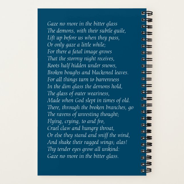 "The two Trees" Two-in-One Journal/ Notizbuch (Rückseite)