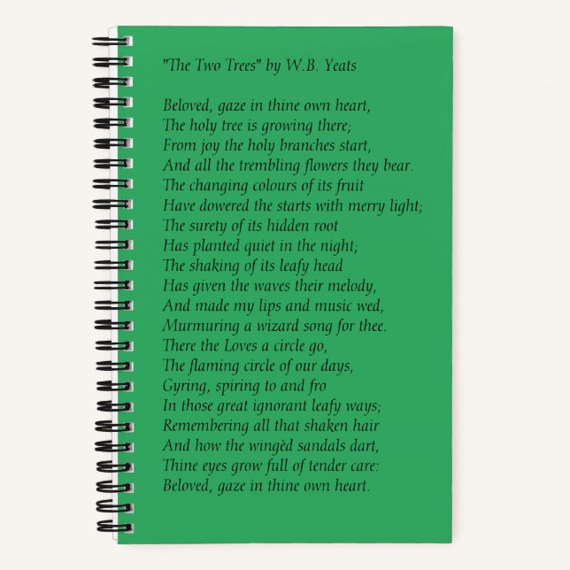 "The Two Trees" Two-in-One Journal/ Notizbuch (Vorderseite)