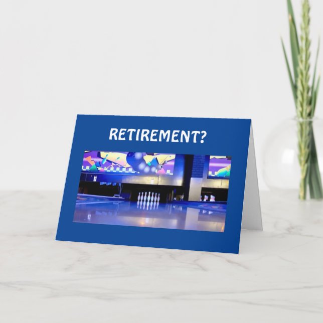 THE "ULTIMATE BOWLER" RETIRES FROM JOB KARTE (Vorderseite)