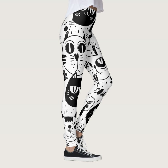 The Ultimate Cat Lover - Cozy Cat pet  Leggings (Rechts)