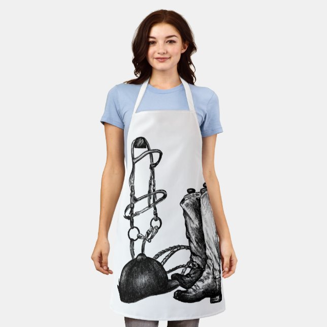 The Ultimate Equestrian Apron for Horse People Schürze (Getragen)