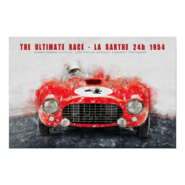 The ultimate race 1954 poster (Vorderseite)