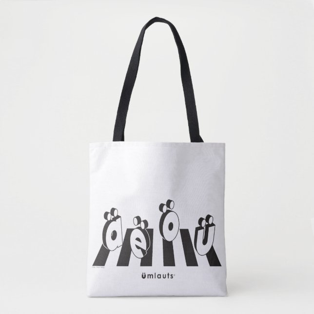 „The Umlauts™ Crossing Over“ Tasche (Vorderseite)