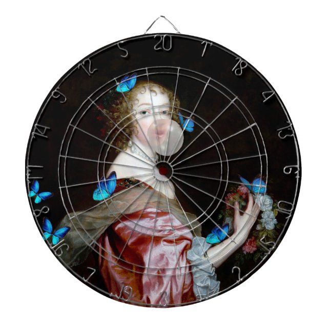 The Unexpected Arrival of Blue Butterflies Dartscheibe (vorne)