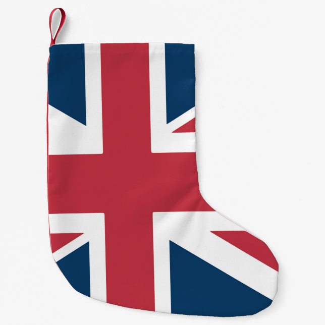 The Union Jack British Flag Kleiner Weihnachtsstrumpf (Vorderseite)