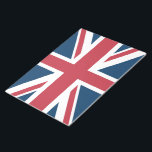 The Union Jack British Flag Notizblock<br><div class="desc">Notepad with The Union Jack flag design. This United Kingdom flag design is a great way to show you are proud to be British.</div>