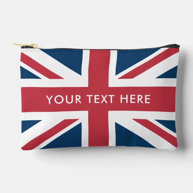 The Union Jack British Flag Zubehörtasche (Vorderseite)