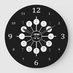 THE UNIT CIRCLE: A Lesson On Radian Measures Große Wanduhr