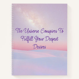 The Universe Conspires Spiral Notebook Notizbuch