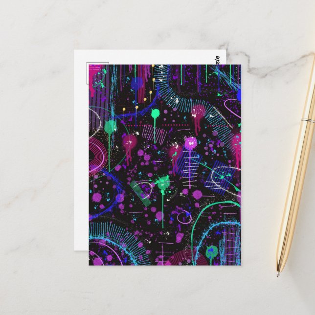 The Universe is Wide Postkarte (Vorderseite/Rückseite Beispiel)