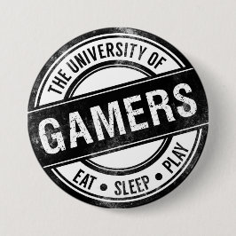 The University of Gamers Funny Button