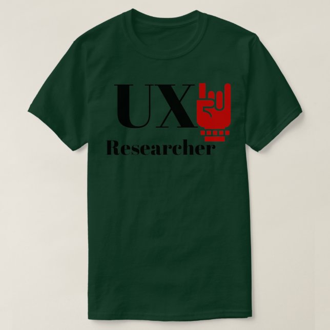 The UX Researcher T-Shirt (Design vorne)
