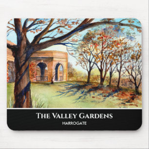 The Valley Gardens Harrogate by Farida Greenfield Mousepad