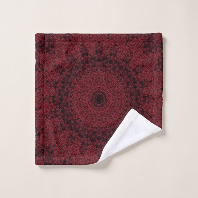 The Vampire Mandala Badhandtuch Set (Waschlappen)