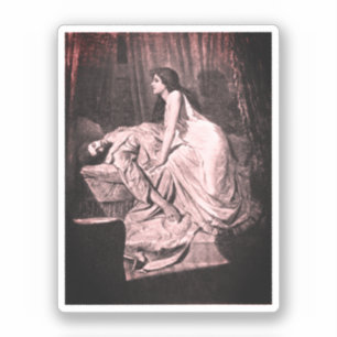 The Vampire (Philip Burne-Jones, 1897) Aufkleber