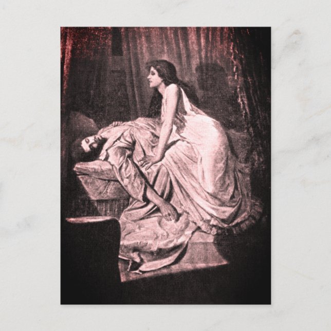 The Vampire (Philip Burne-Jones, 1897) Postkarte (Vorderseite)