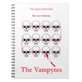 The Vampyres - Crossed Skulls Notebook Notizblock