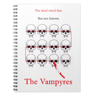 The Vampyres - Crossed Skulls Notebook Notizblock