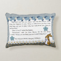 "The Velveteen Rabbit" Accent Pillow