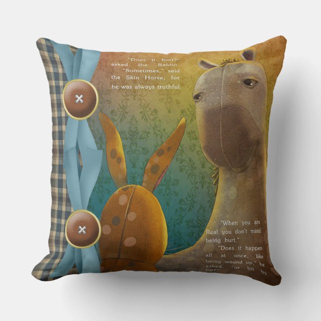 "The Velveteen Rabbit" PILLOW 20X2O Kissen (Vorderseite)