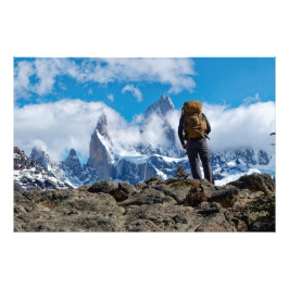 The view of Mount Fitzroy at the lookout Fotodruck