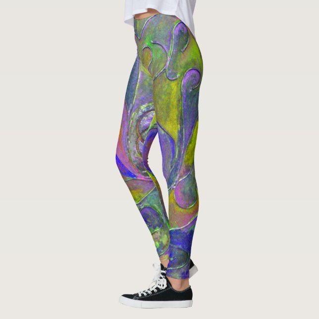 "The Violet Guardian from Unseen" von Paul Buică Leggings (Links)