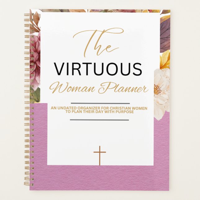 The Virtuous Woman Planner (Devant)