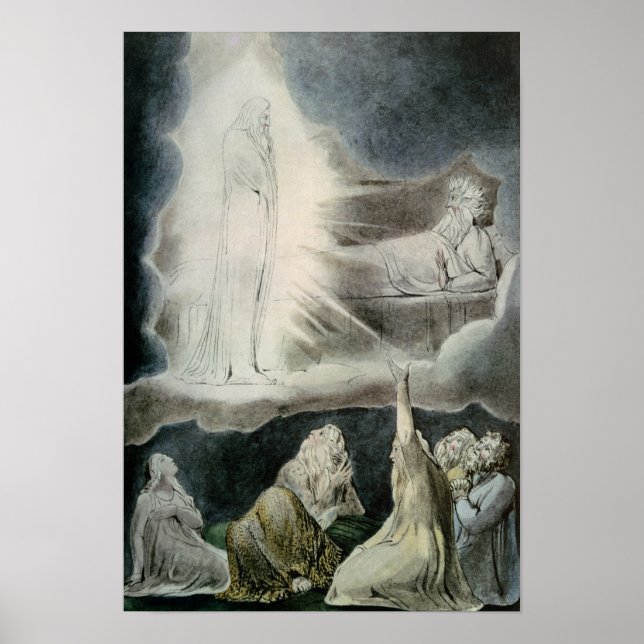 The Vision of Eliphaz, 1825 Poster (Vorne)