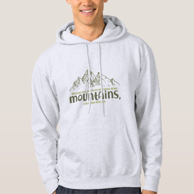 The Voice of the Mountains Hoodie (Vorderseite)