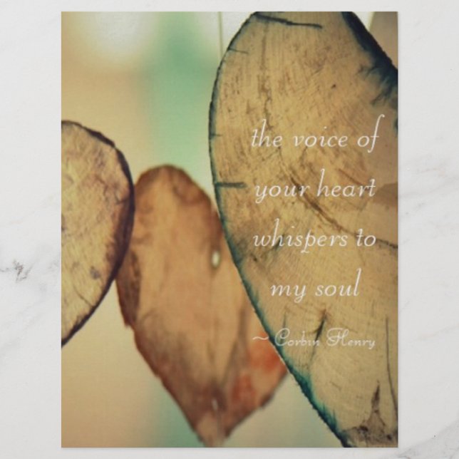 The Voice of Your Heart Whispers To My Soul (Vorderseite)