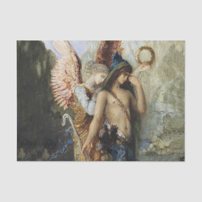 "The Voices" Angel Art von Gustave Moreau Seidenpapier (Vorderseite)